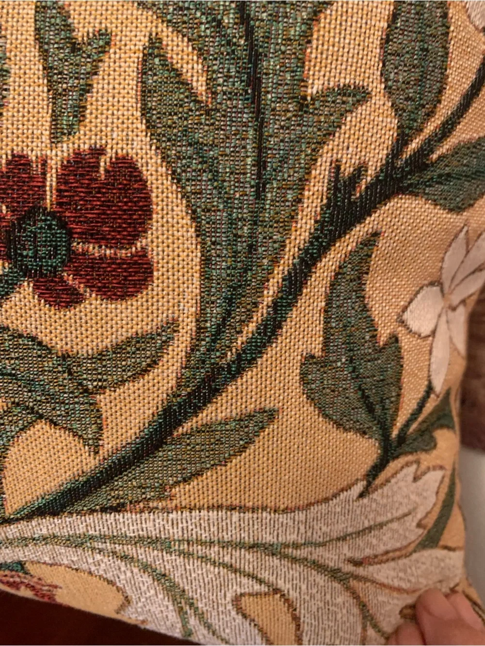 Vintage style Tulip Pillow-NEW-tapestry pillow